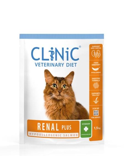 [CF304] CLiNiC Cat Renal Plus Salmon (1.5 kg.)