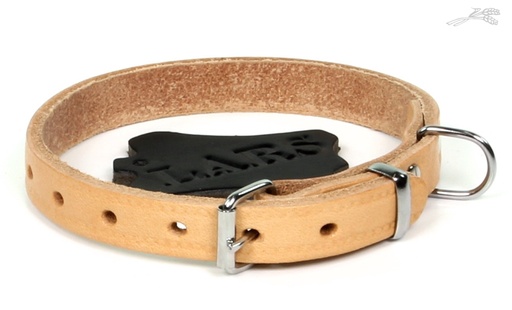 [L54331] Halsband Softlijn Naturel (12 mm / 35 cm)