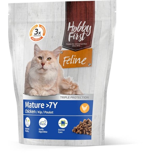 [HF984079] HobbyFirst Feline Mature >7Y (800 gr.)