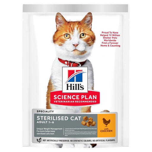 [H9338EA] Hills Feline Adult Sterilised (300 gr.)