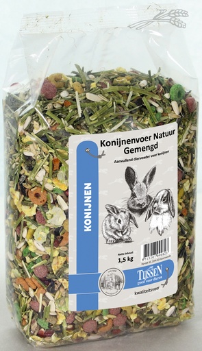 [KV09082] Konijnenvoer Natuur Gemengd (1.5 kg.)