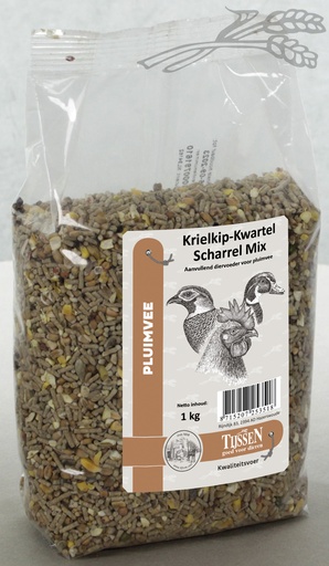 [PV25351] Krielkip-Kwartel Scharrel Mix (1 kg.)