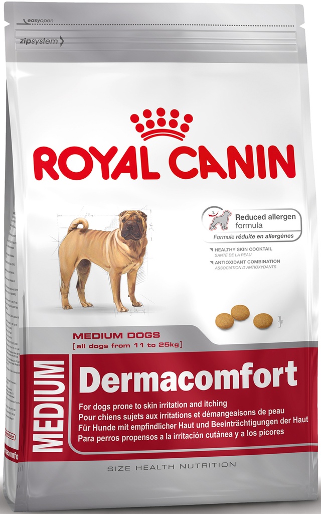 Royal Canin Medium Dermacomfort 24