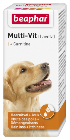 [BPH1455] Beaphar Multi-Vit Hond+Carnitine (20 ml.)