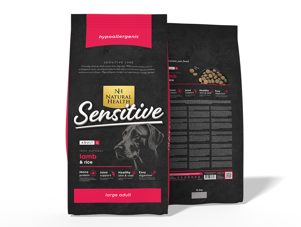 Natural Health Dog Lamb & Rice Adult Large