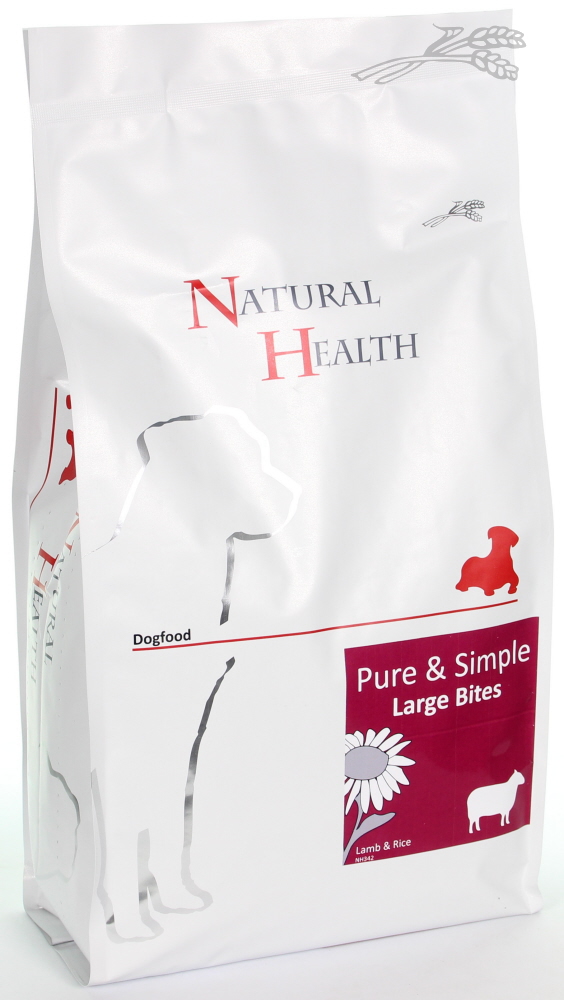 Natural Health Dog Lamb & Rice Large Bite Adult