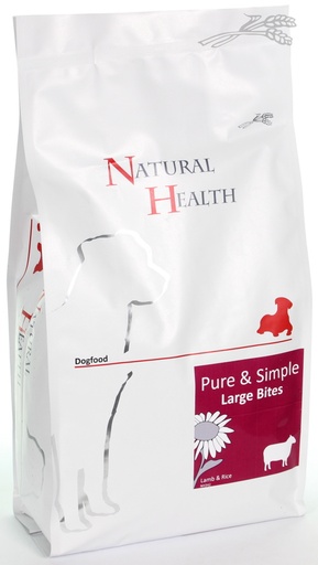[NH342] Natural Health Dog Lamb & Rice Large Bite Adult (2 kg.)