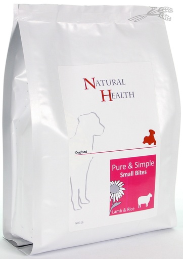 [NH316] Natural Health Dog Lamb & Rice Small Bite (400 gr.)