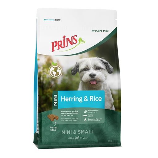 [PR09026] Prins ProCare Mini Herring & Rice (3 kg.)
