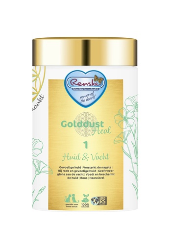 [REN006] Renske Golddust Heal 1 Huid en Vacht (250 gr.)