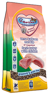 [REN860] Renske Kat Super Kitten Kalkoen/Kip (400 gr.)