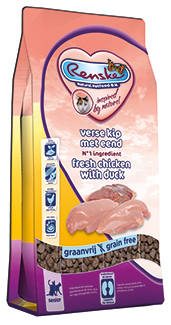 [REN865] Renske Kat Super Senior Kip/Eend (400 gr.)