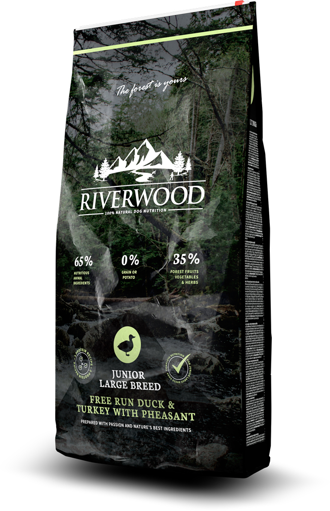 Riverwood Junior Large Breed Duck & Turkey With Pheasant