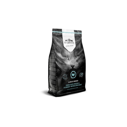[JP240206] Riverwood Large Breed Cats Duck & Turkey With Chicken (2 kg.)