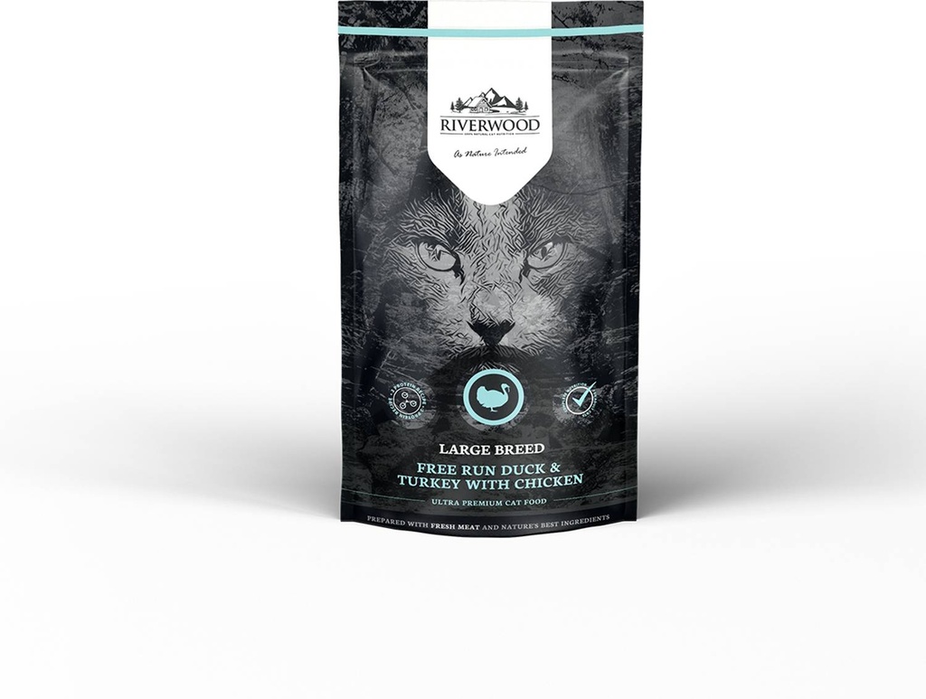 Riverwood Large Breed Cats Duck & Turkey With Chicken