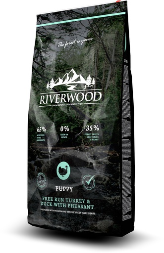 [JP140201] Riverwood Puppy Turkey & Duck With Pheasant (2 kg.)