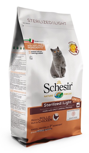 [AG76006] Schesir Cat Dry Sterilized & Overweight (400 gr.)