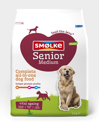 [SK6643] Smolke Hond Senior Medium (3 kg.)