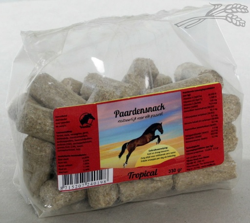 [UK0019] Vanilia Paardenbrok Tropical (330 gr.)