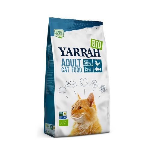 [Y17000] Yarrah Kat Bio Brok Vis & Kip (800 gr.)
