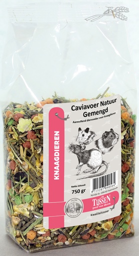 [KV09056] Caviavoer Natuur Gemengd (750 gr.)