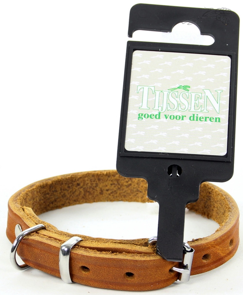 Tijssen Halsband Vetleer Cognac
