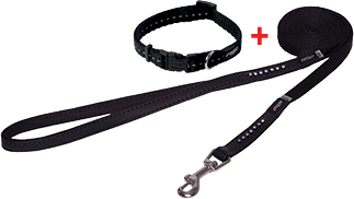 [RHLL503A] Rogz Lapz Luna LangeLijn (Black, Medium)