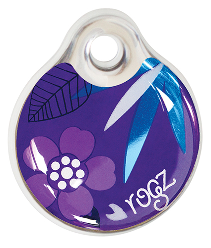 [RIDR34CH] Rogz IDTag Instant (Purple Forest, Large)