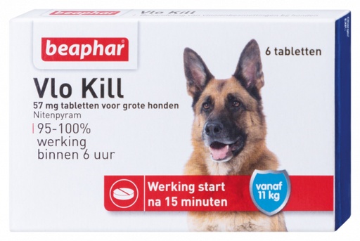 [BP22648] Vlo Kill hond vanaf 11 kg 6 tab.