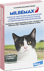 [EL92703] Milbemax Kleine Kat & Kittens 2 tab.