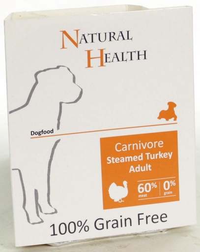 [NH121] Natural Health Dog Steamed Carnivore Turkey (7 x 395 gr.)