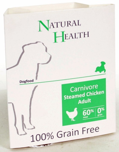 [NH123] Natural Health Dog Steamed Carnivore Chicken (7 x 395 gr.)