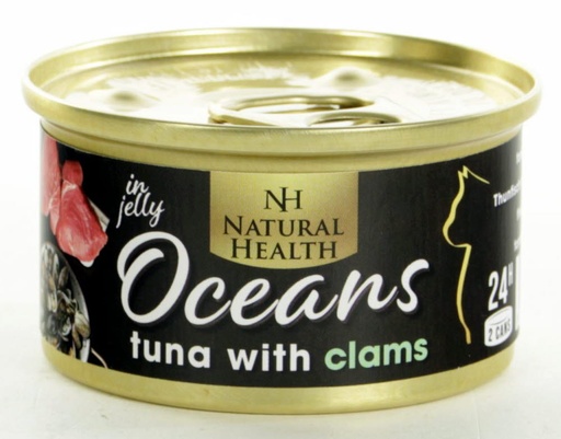 [NH935] Natural Health Cat Oceans Tuna & Clams (24 x 85 gr.)