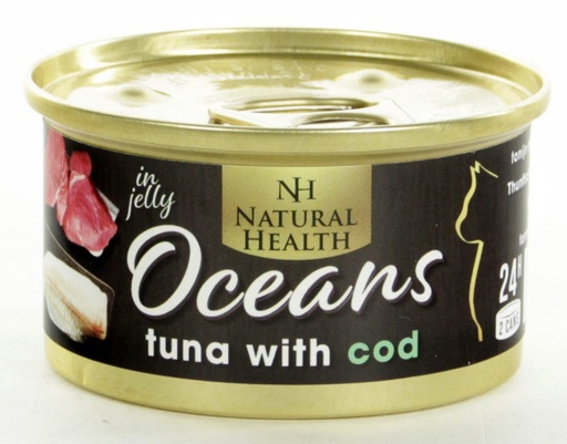 [NH936] Natural Health Cat Oceans Tuna & Cod (24 x 85 gr.)