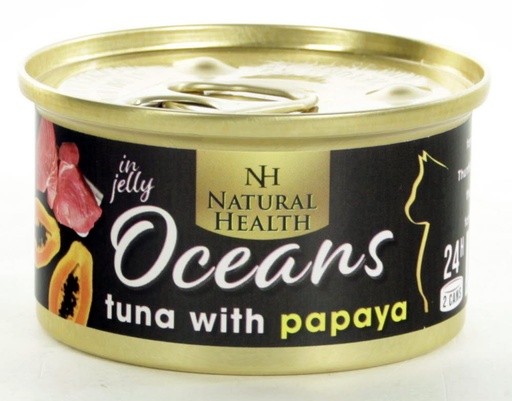 [NH939] Natural Health Cat Oceans Tuna & Papaya (24 x 85 gr.)