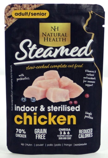 [NH968] Natural Health Cat Steamed Indoor Sterilised (12 x 85 gr.)