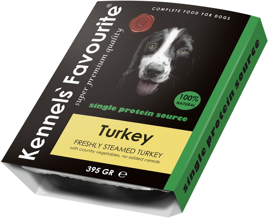 Kennels Fav. Steamed Turkey 10 x 395 gr.