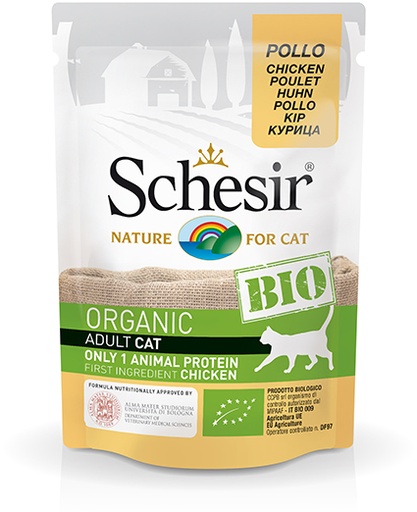 [AG14420] Schesir Cat Bio Chicken 16 x 85 gr.