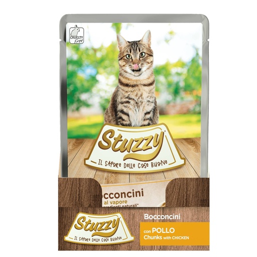 [AG15301] Stuzzy Cat Chicken 24 x 85 gr.
