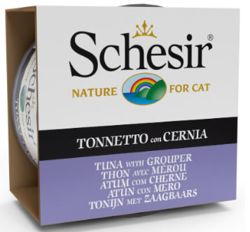 [AG17270] Schesir Cat Jelly Tuna with Grouper 14 x 85 gr.