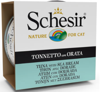 Schesir Cat Jelly Tuna with Sea Bream