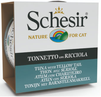 Schesir Cat Jelly Tuna with Yellow Tail 14 x 85 gr.