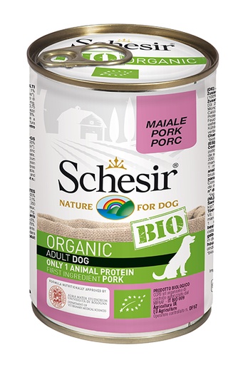 [AG18104] Schesir Dog Bio Pork 6 x 400 gr.