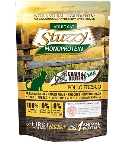 [AG18300] Stuzzy Cat Grain Free MoPr Chicken 20 x 85 gr.