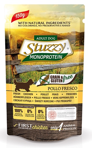 [AG18400] Stuzzy Dog Grain Free MoPr Chicken 12 x 150 gr.