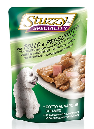 [AG25731] Stuzzy Spec. Dog Chicken & Ham (24 x 100 gr.)
