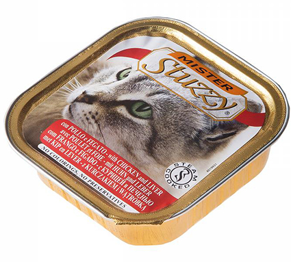 [AG60021] Mister Stuzzy Cat Chicken & Liver (32 x 100 gr.)