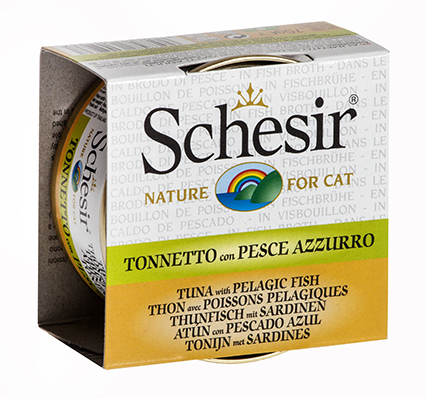 [AG61523] Schesir Cat Broth Tuna & Pelagic Fish 12 x 70 gr.