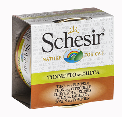 [AG61530] Schesir Cat Broth Tuna & Pumpkin 12 x 70 gr.