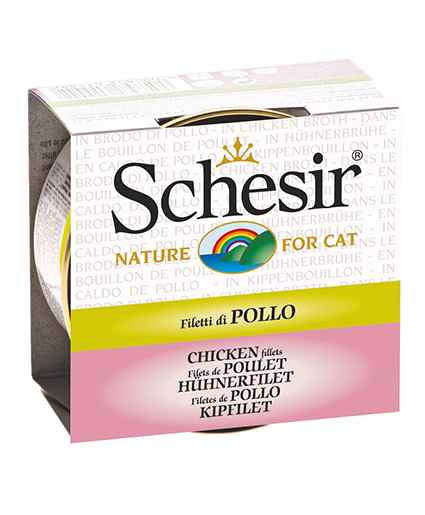 Schesir Cat Broth Chicken 12 x 70 gr.